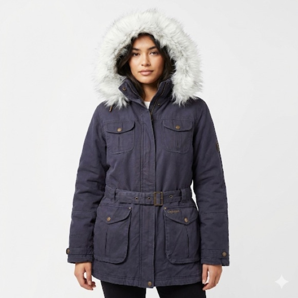 Craghoppers Women’s Aquadry Utility Parka Faux Fur Hood 14
